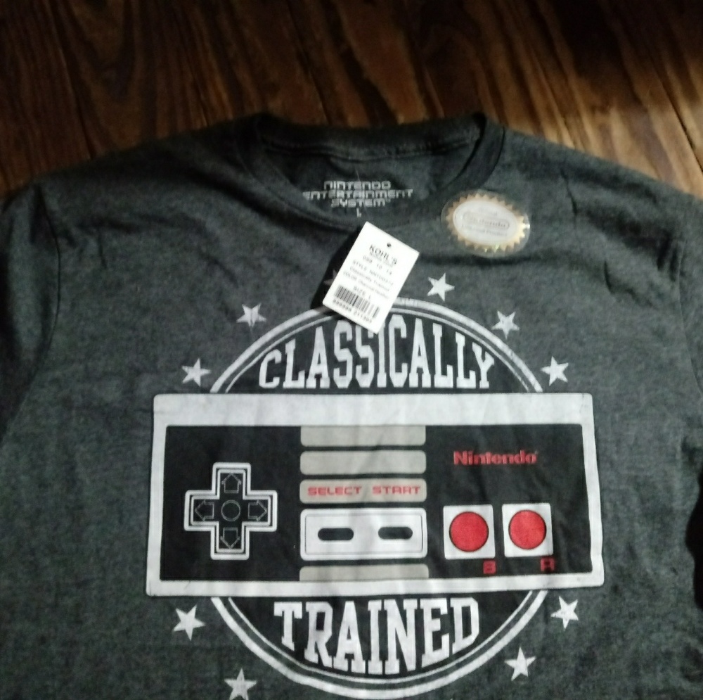 Nintendo Retro Classic gamer t-shirt